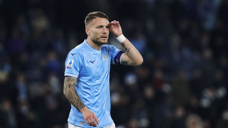 Ciro Inmobile, capitán de la Lazio, en una imagen de archivo