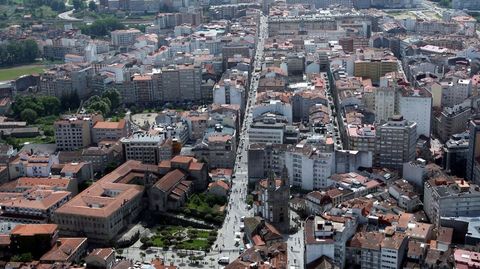 Pontevedra, segundo núcleo de población más grande de la provincia