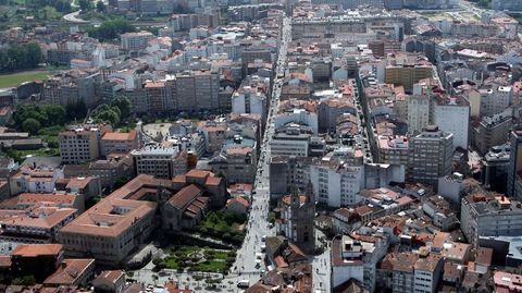 Pontevedra, segundo ncleo de poblacin ms grande de la provincia