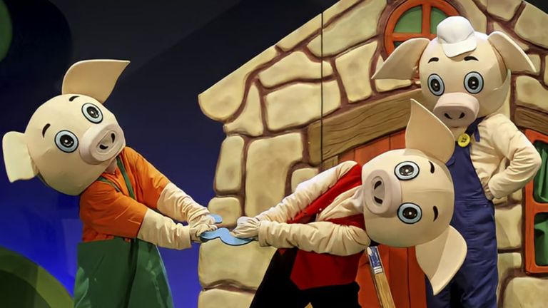 Musical de «Os tres porquiños» en Afundación Pontevedra