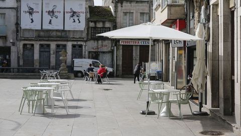 Las terrazas reabrieron en Xinzo