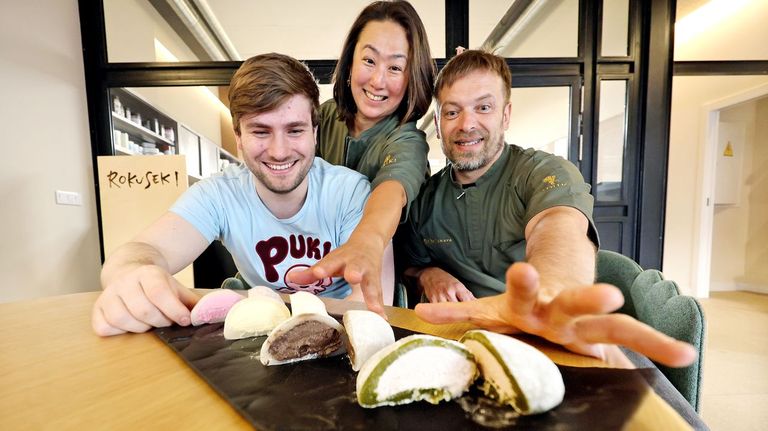 Mochis artesanos con el sello de Vigo