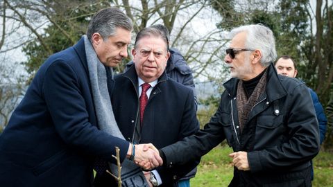 Martín Peláez, Alfredo Canteli y Jesús Martínez