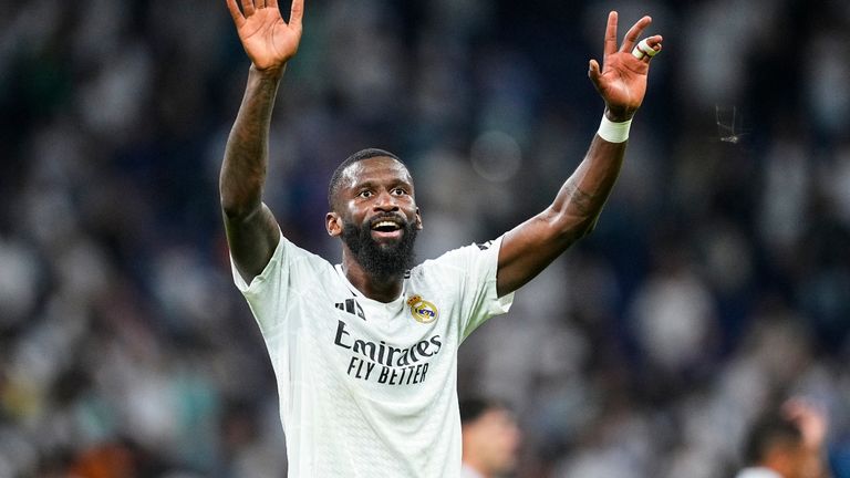 Antonio Rüdiger con el Real Madrid