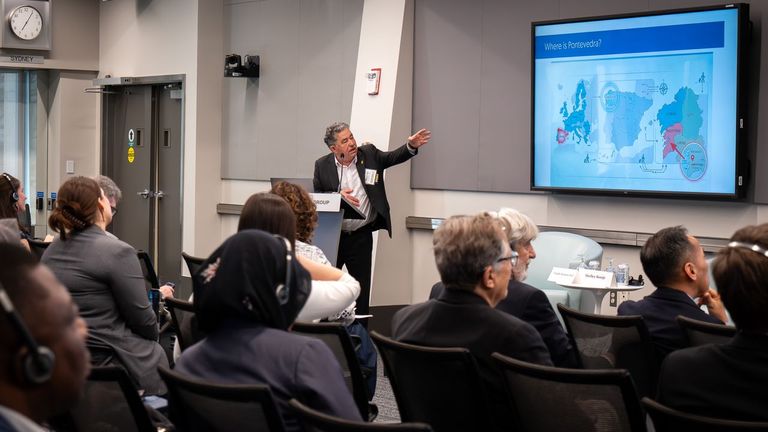 «Habitable» y «brillante», los adjetivos que despierta en Washington el modelo urbano de Pontevedra