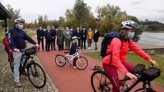 Presentacin del proyecto de las bicicletas elctricas que unirn Galicia y Portugal