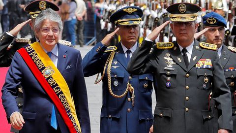 El presidente e Ecuador, Guillermo Lasso, ofreció este miércoles su informe a la nación al cumplir dos años en el cargo.
