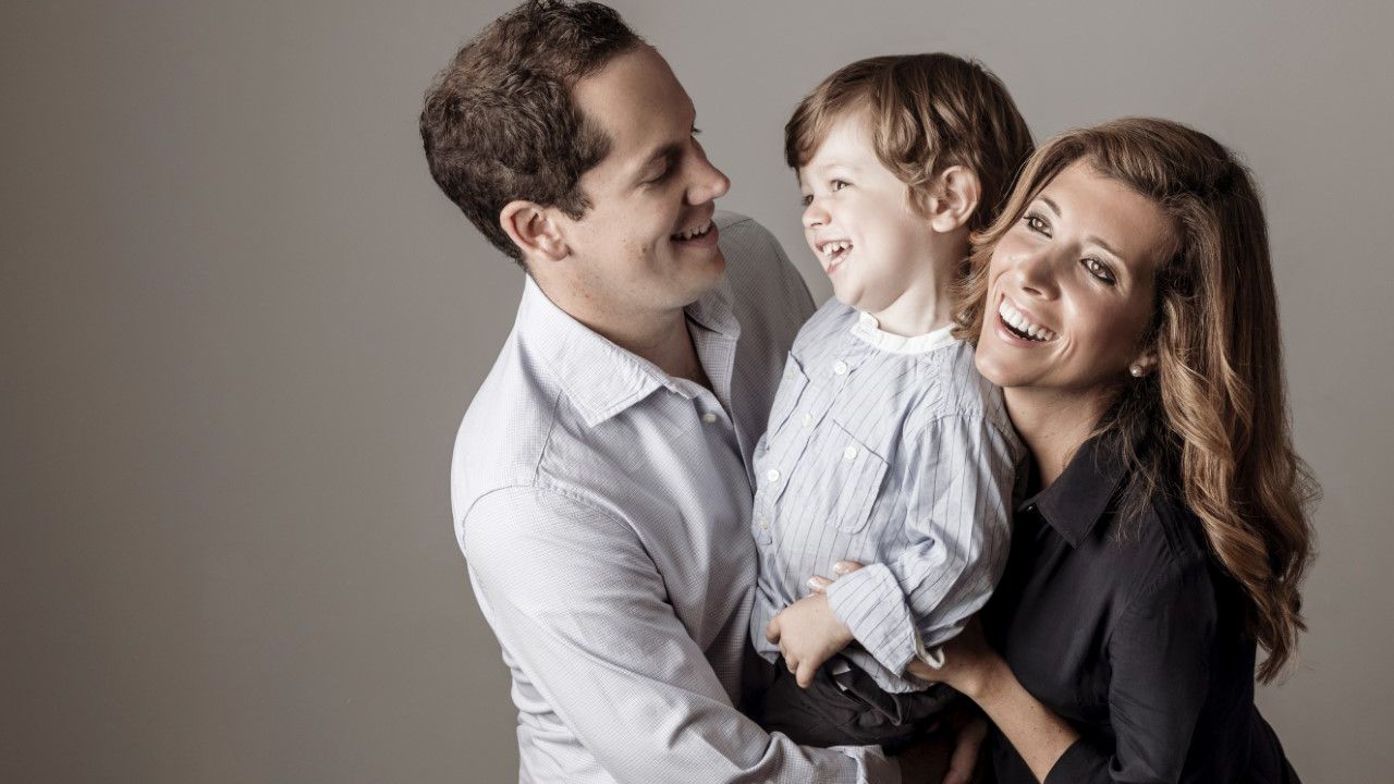 Paloma Martn-Maestro Garca junto a su familia