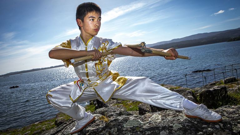 Erik Martín, un pequeño maestro que ya es un gran campeón en el mundo del kung-fu