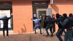 As� ha sido el simulacro de atraco organizado en Morc�n