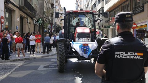 Ganaderos y agricultores se manifestaron en Ourense