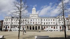 El antes y el despus del palacio municipal de Ferrol