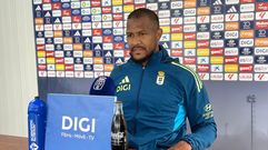 Salomn Rondn, en la sala de prensa de El Requexn