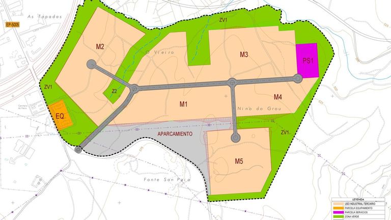A Cañiza impulsa un parque empresarial de 846.000 metros cuadrados con apoyo de Zona Franca y la Xunta