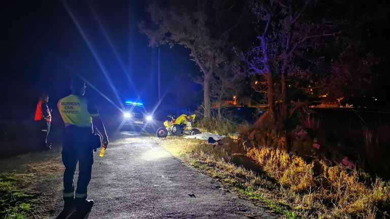 El accidente de un «quad» en Sarreaus deja un fallecido y una herida en estado crítico