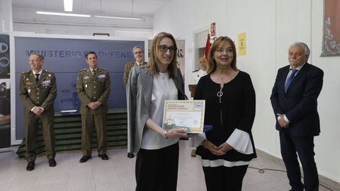 Acto oficial del día de la subdelegación de Defensa en Ourense 