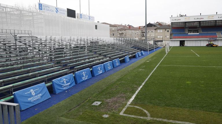 El Ourense CF reduce el aforo previsto para el partido contra el Athletic Club para garantizar la seguridad de los aficionados
