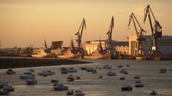 El astillero de San Fernando, en donde se fabrican los buques para Arabia Saud