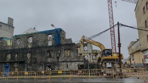 La demolicin de la Casa da Botica se realiz a finales de enero