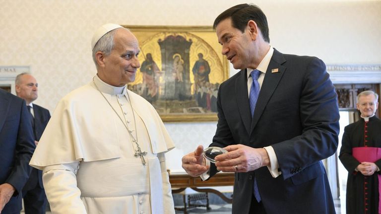 El papa y Rubio intentan pasar página a las críticas a Trump