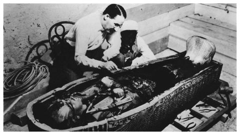 En noviembre se cumplir el centenario del hallazgo del tesoro de Tutankamn por el arquelogo britnico Howard Carter.