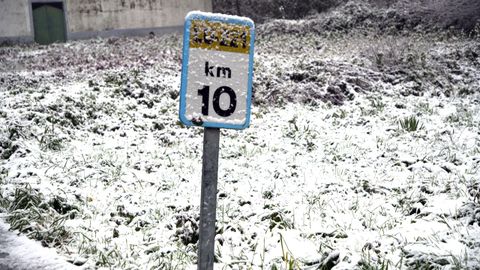 Nieve en Palas de Rei (Lugo)