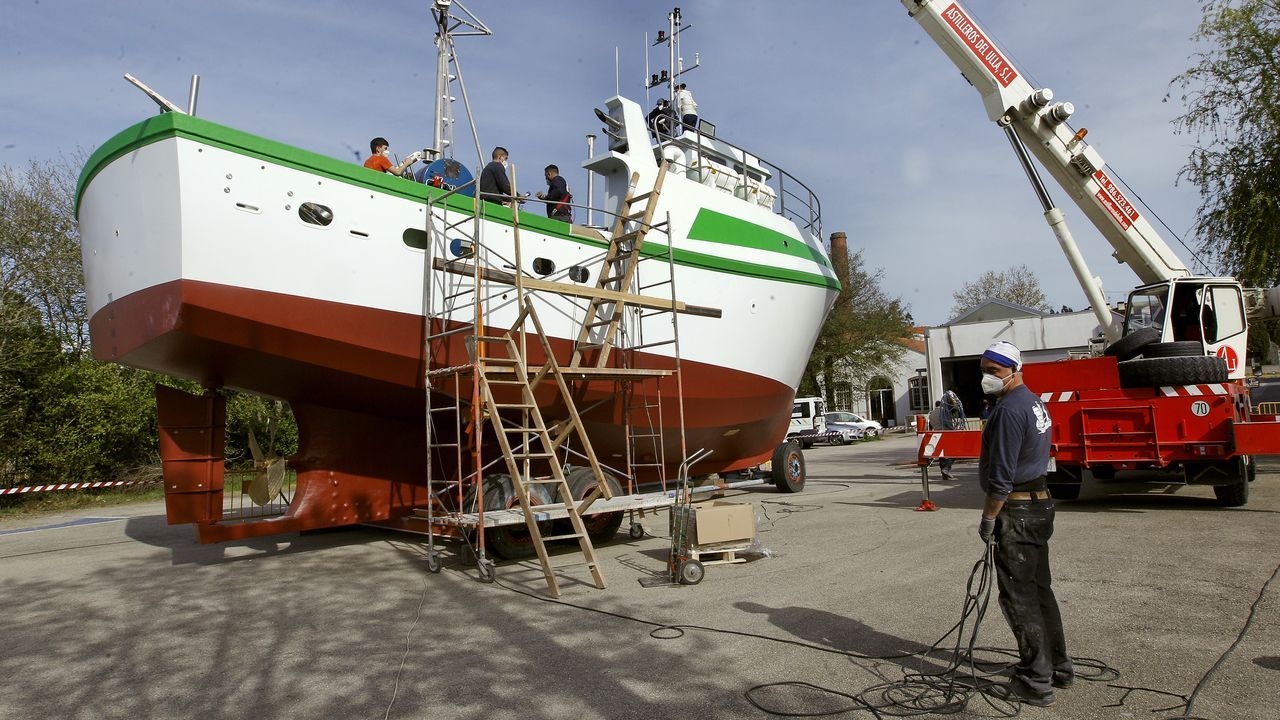 Astilleros do Ulla fabrica en Catoira barcos para Guinea
