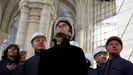 Macron visitó las obras de reconstrucción de Notre Dame, cuando está a punto de cumplirse el cuarto aniversario del incendio del 2019.