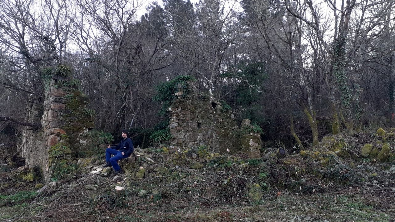 De montaa en montaa.Restos de construcciones de la aldea desaparecida de Lamas que se estn poniendo al descubierto despus de haber permanecido durante dcadas ocultos por la vegetacin