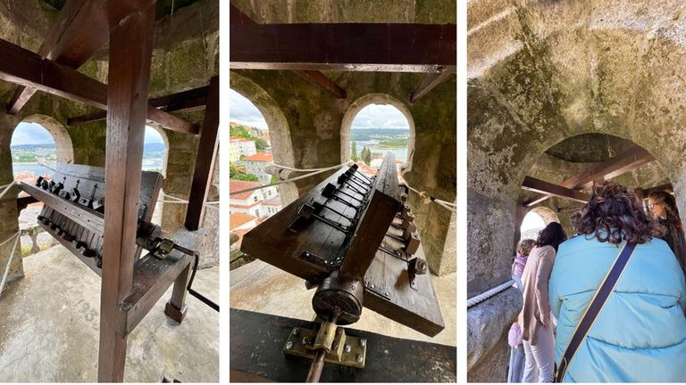 Ya vuelven a sonar las carracas de la iglesia de Pontedeume: <span lang="gl">«Aparte de restauralas, reequilibráronse»</span>