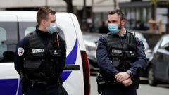 Agentes de la Policia francesa