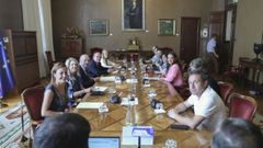 reunión de la Junta de Portavoces del parlamento asturiano 