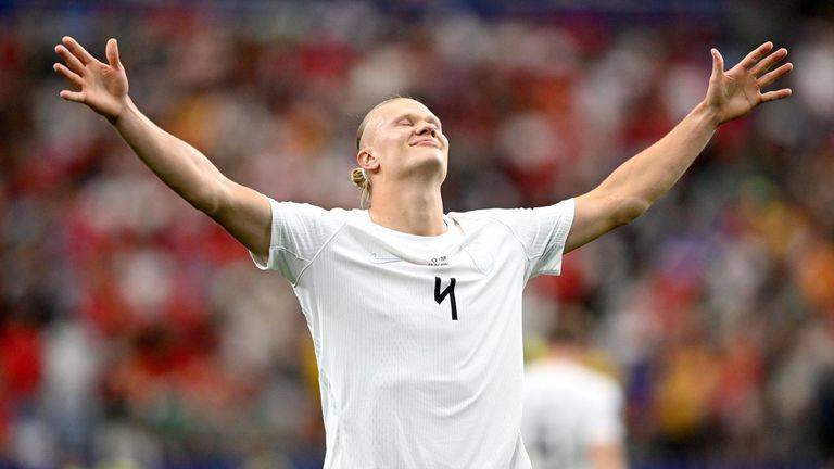 Haaland y Nyland tumban a Costa de Marfil y citan a Noruega con Brasil: 1-2