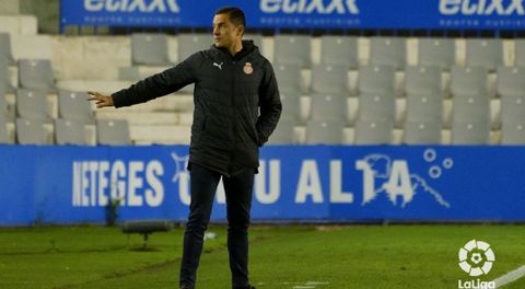 Francisco, durante el Sabadell-Girona