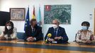 El secretario de estado de Turismo y el alcalde, reunidos ayer en el Ayuntamiento de Monforte