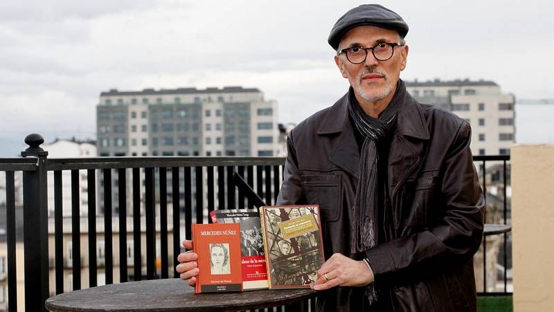 Un momento de la concentraci�n de Esquerda Unida.