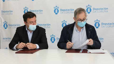 Firma del convenio con la Deputacin para la cofinanciacin de la Unidad Asistencial de Drogodependencias