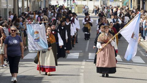 Participacin de Saas en el Desfile das Nacins del Festival Internacional do Mundo Celta de Ortigueira