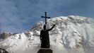 La estatua de Pelayo en Covadonga
