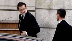 Capilla ardiente del hermano de Rajoy