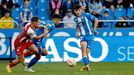 Trilli, durante un partido con el Deportivo la pasada temporada