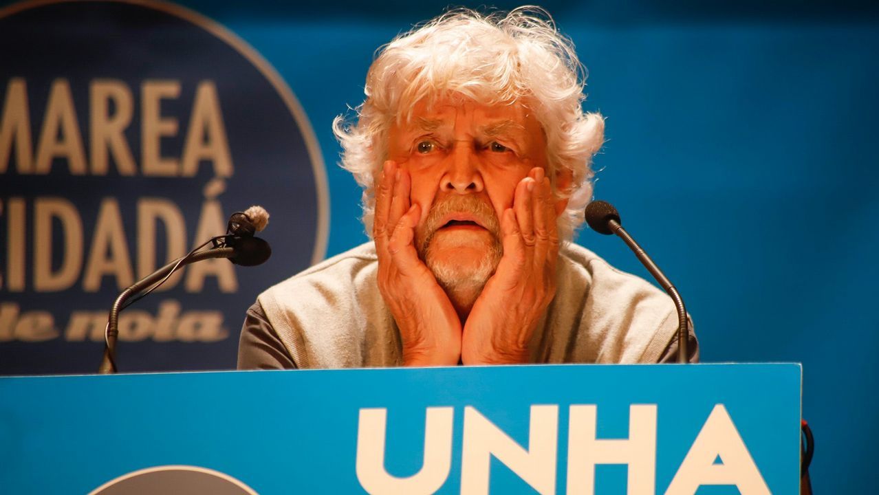 Buen ambiente en el San Isidro de Sarria.Beiras acudi� a la presentaci�n de la candidatura de Marea Cidad� de Noia, que figura como af�n a En Marea en su web