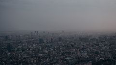 Un día contaminado en Barcelona