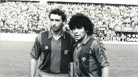 Quini y Maradona