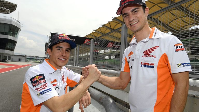 Marc Márquez y Dani Pedrosa