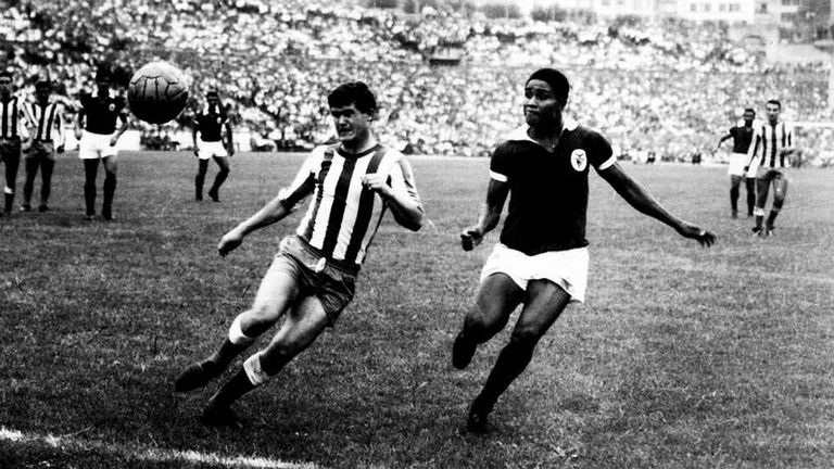 Eusebio, en Riazor en 1962