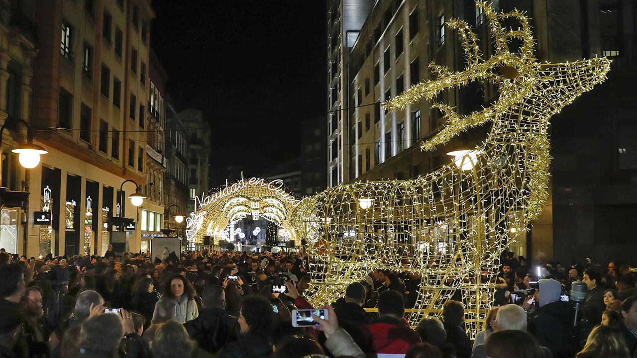 Así brilla Oviedo por Navidad