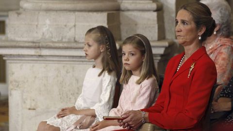 En la ceremonia de la abdicaci en junio del 2014.