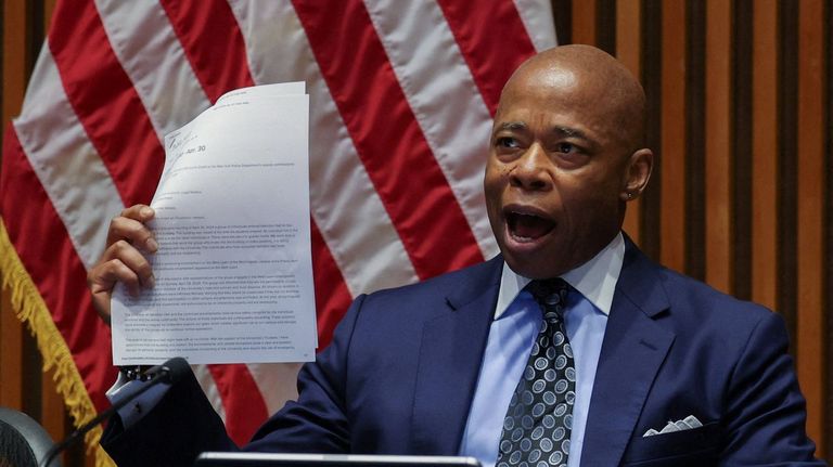 El alcalde de Nueva York, Eric Adams, en una imagen de archivo.