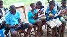 Un Pjaro Azul lleva esperanza a lajuventud congolea